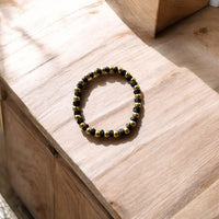 Minimal Black & Gold Bracelet